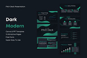 Dark Modern Pitch Deck Presentation, a Presentation Template by Jogiia Digital (Thumbnail 1 of 4)