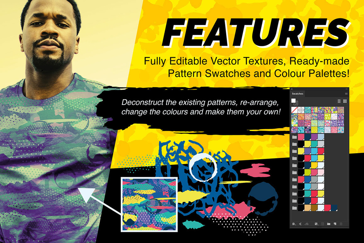 Colorful Sportswear Patterns, a Pattern Graphic by Wingsart Studio (Photo 3 of 5)