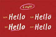 MARKERIST | Handwritten Font Family, a Handwritten Font by type peace (Thumbnail 4 of 13)