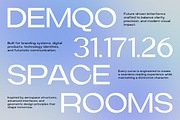 Madeqo – A Modern Futuristic Display, a Sans Serif Font by roomspace creative lab (Thumbnail 3 of 10)