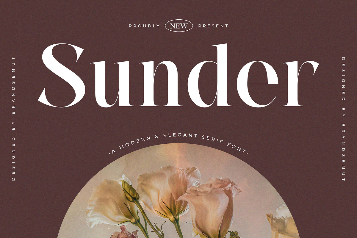 Sunder – Modern Elegant Serif Font, a Serif Font by BrandSemut (Photo 1 of 10)