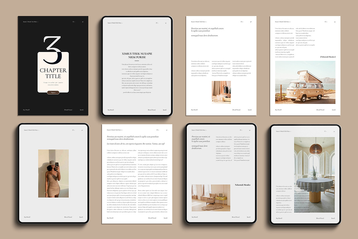 Digital E-Book Design Template, a Magazine Template by Olion Lora (Photo 11 of 16)