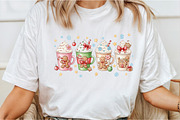 Pink Gingerbread Coffee Christmas PN, an Illustration by DreamCafeArt (Thumbnail 2 of 6)