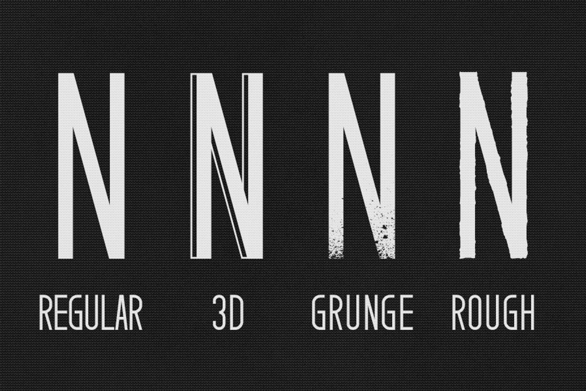 Zephyr Typeface preview 2