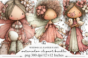 Whimsical Easter Fairy Clipart, an Illustration by Designking (Thumbnail 1 of 5)