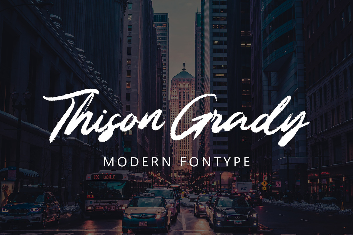 Thison Grady, a Handwritten Font by HaKi Studio (Photo 1 of 5)
