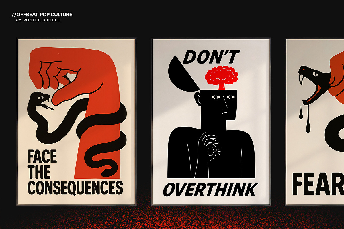 Offbeat - Pop Culture 2, a Graphic by Wall Art Print Studio (Photo 3 of 9)