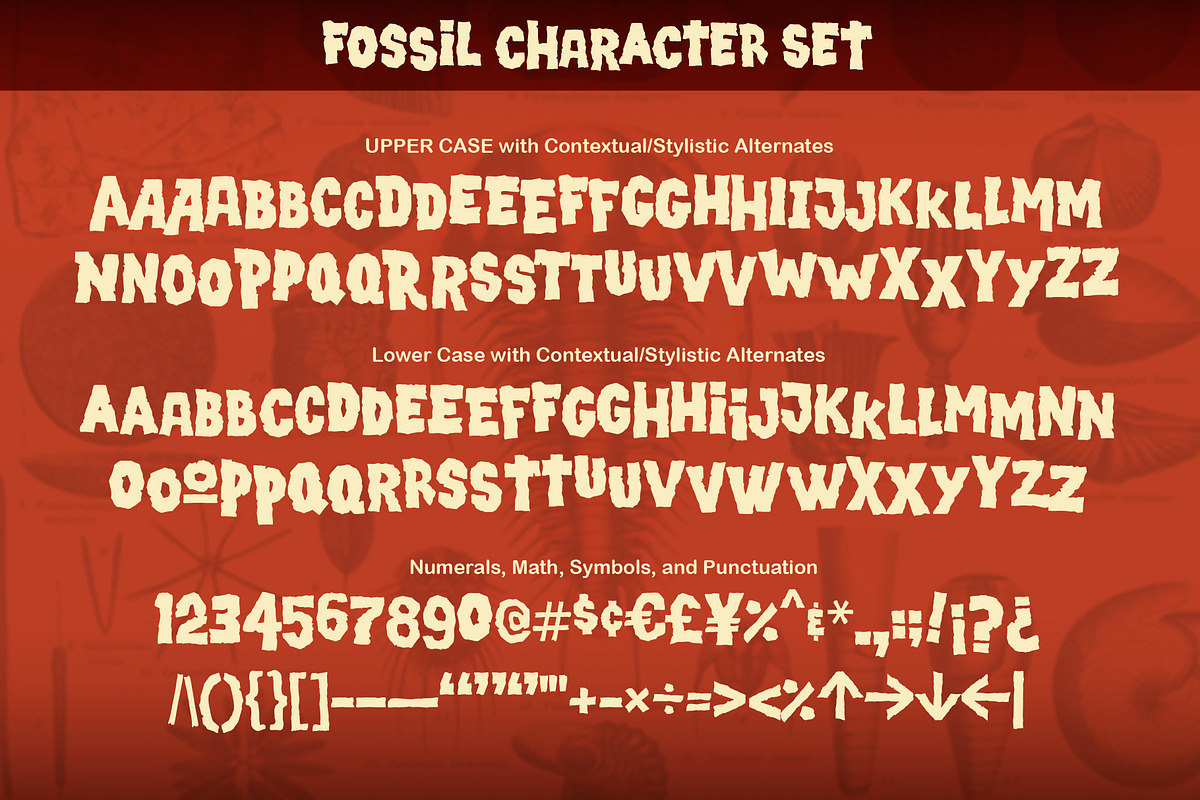Fossil-Handmade Font & Bonus Posters, a Font by Paper Moon Graphic Supply (Photo 2 of 5)