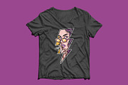 beautiful woman smoking, a Person Illustration by gunaonedesign (Thumbnail 3 of 4)