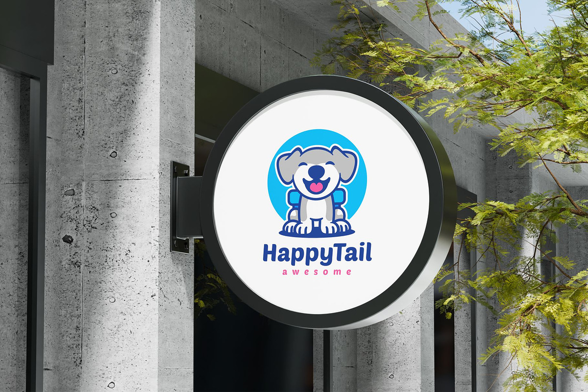 Cheerful Dog Mascot Logo Design, a Branding & Logo Template by Artnivora.Std (Photo 3 of 3)