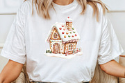 Christmas Whimsical Gingerbread Hous, an Illustration by CraftArtStudio (Thumbnail 4 of 6)