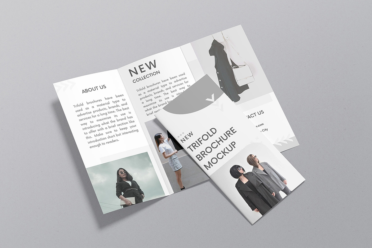 Trifold Brochure Mockup, a Product Mockup by graphicsecond