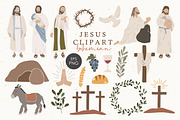 Christian cliparts bundle, a Person Illustration by ⋒DesignECShop⋒ (Thumbnail 5 of 9)