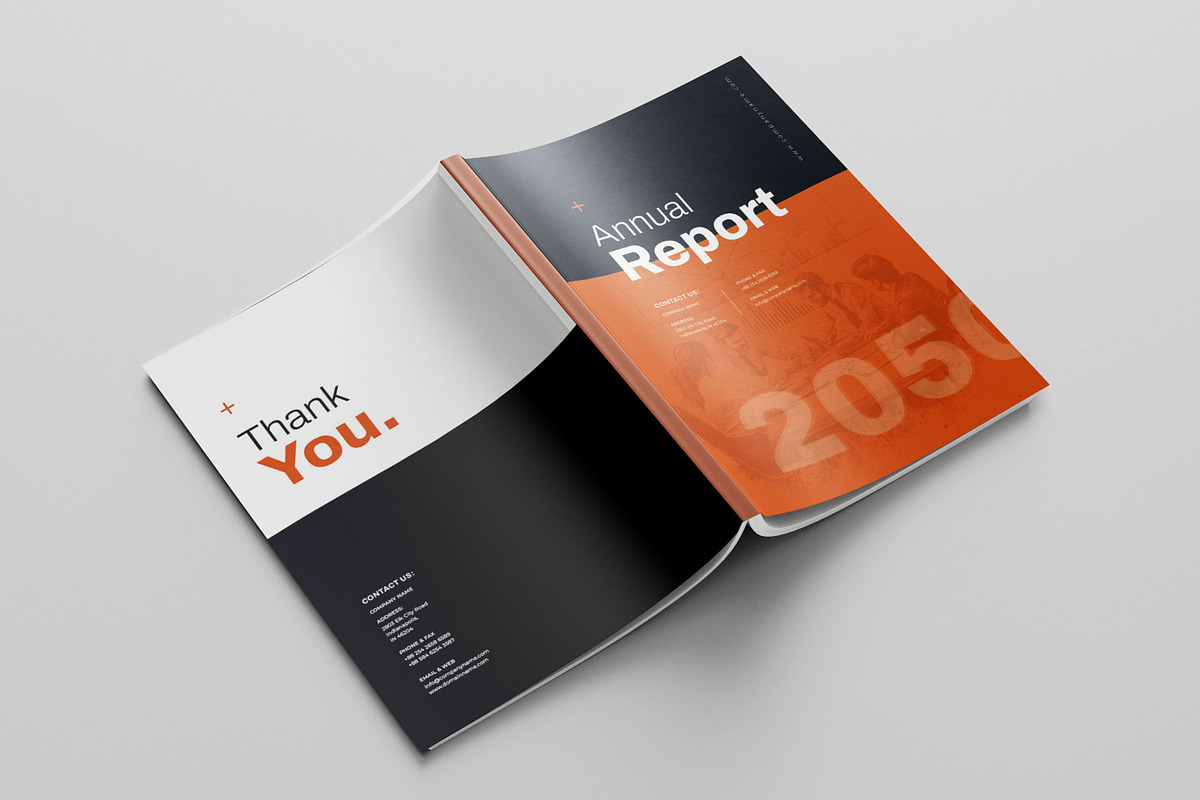 Annual Report template, Brochure, a Brochure Template by Niofix (Photo 6 of 6)