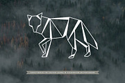 Wild Geometric Mountains and Animals, an Animal Illustration by Build Interactive (Thumbnail 4 of 6)