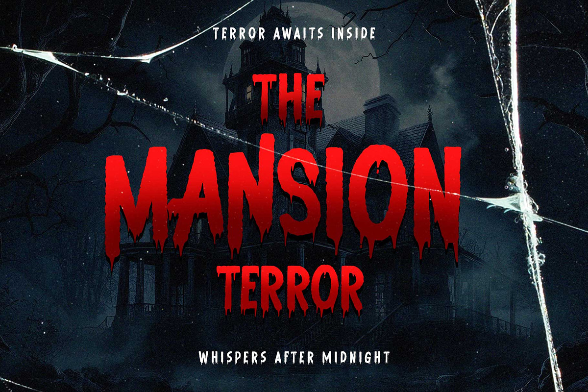 Soulcore Horror Display Font, a Font by Arterfak Project (Photo 8 of 12)