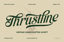 Thrustline - Vintage Script Font