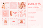 Juliana Social Media Kit Canva, a Social Media Template by ElladesignCo (Thumbnail 8 of 8)
