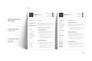 Creative Modern Resume Template, a Resume Template by GraphicFlava (Thumbnail 2 of 8)
