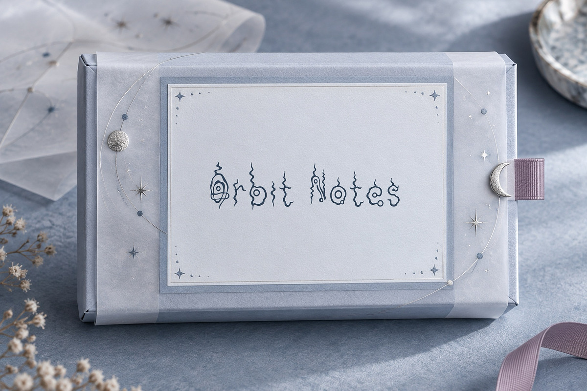 Astral Surf Cosmic Decorative Font, a Sans Serif Font by Graphic Spirit (Photo 4 of 8)