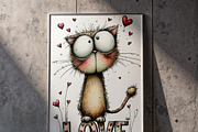 Valentine Lovers Whimsical Animals, an Illustration by one-touch (Thumbnail 7 of 13)