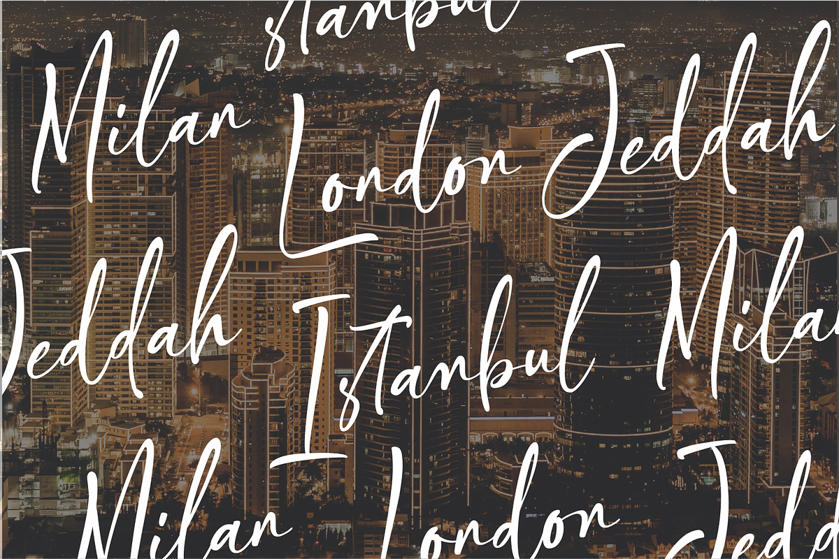 Bangkok Story | Handwritten Font, a Handwritten Font by ManType (Photo 4 of 10)