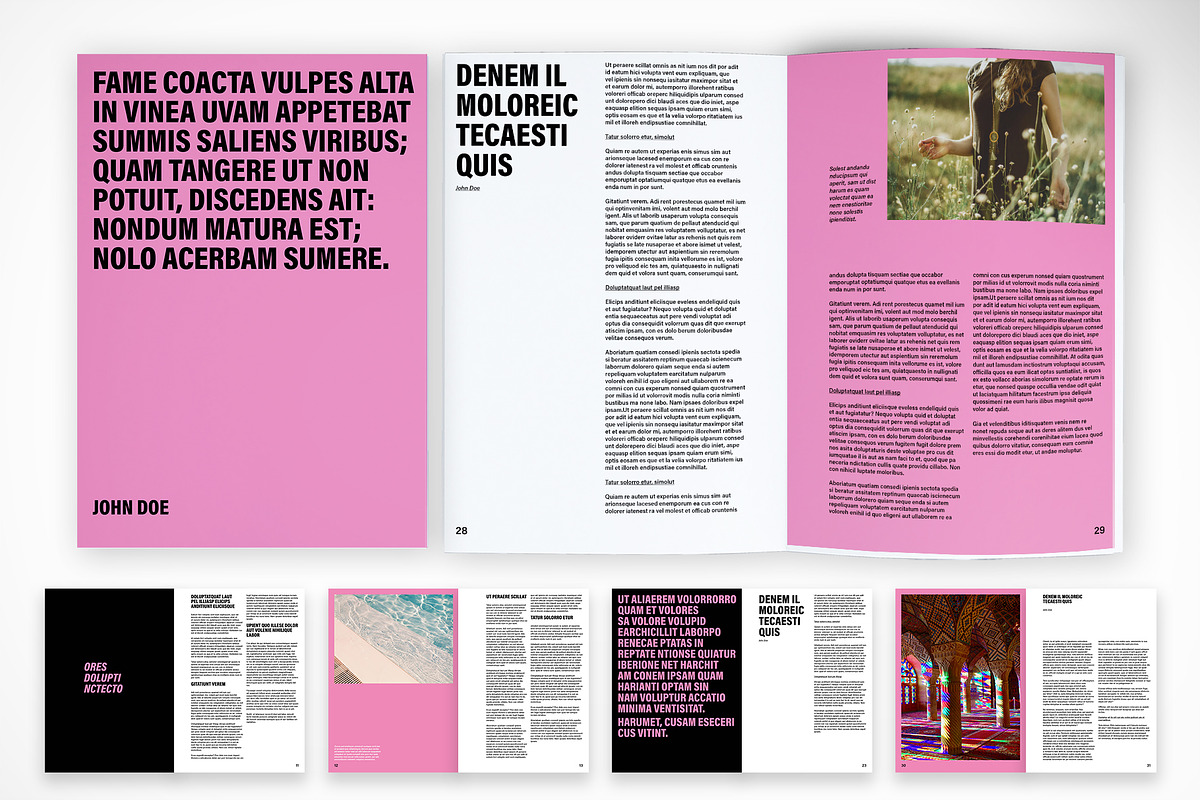 Bold and Modern Magazine Layout, a Print Template by McLittle Stock (Photo 1 of 7)