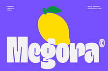 Megora - Bold Inktrap Font