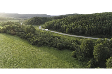 Top view of beautiful green, a Transportation Photo by Media Whale Stock