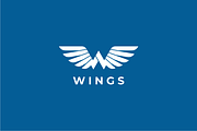 Wings Letter W Logo template, a Branding & Logo Template by yopie (Thumbnail 2 of 3)