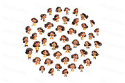 Kids different facial expressions, a Person Illustration by Bubert Art (Thumbnail 1 of 8)