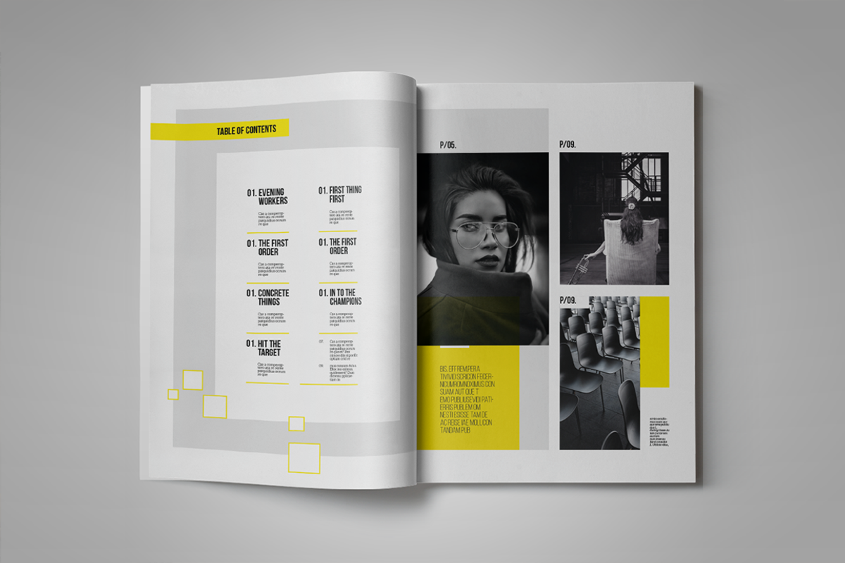 Newone | Magazine Template, a Magazine Template by spidergraph (Photo 2 of 9)