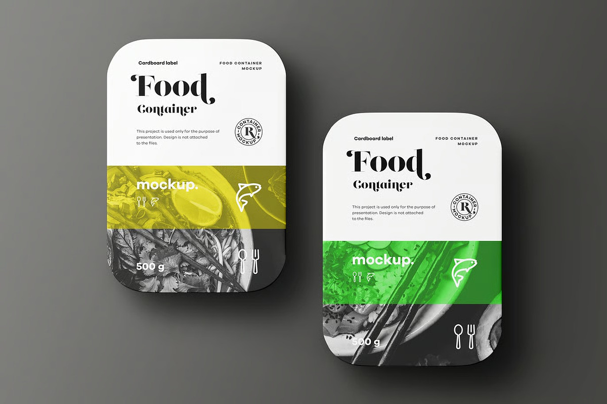 Food Container Mock-up, a Packaging Mockup by zippypixelstudio (Photo 14 of 16)