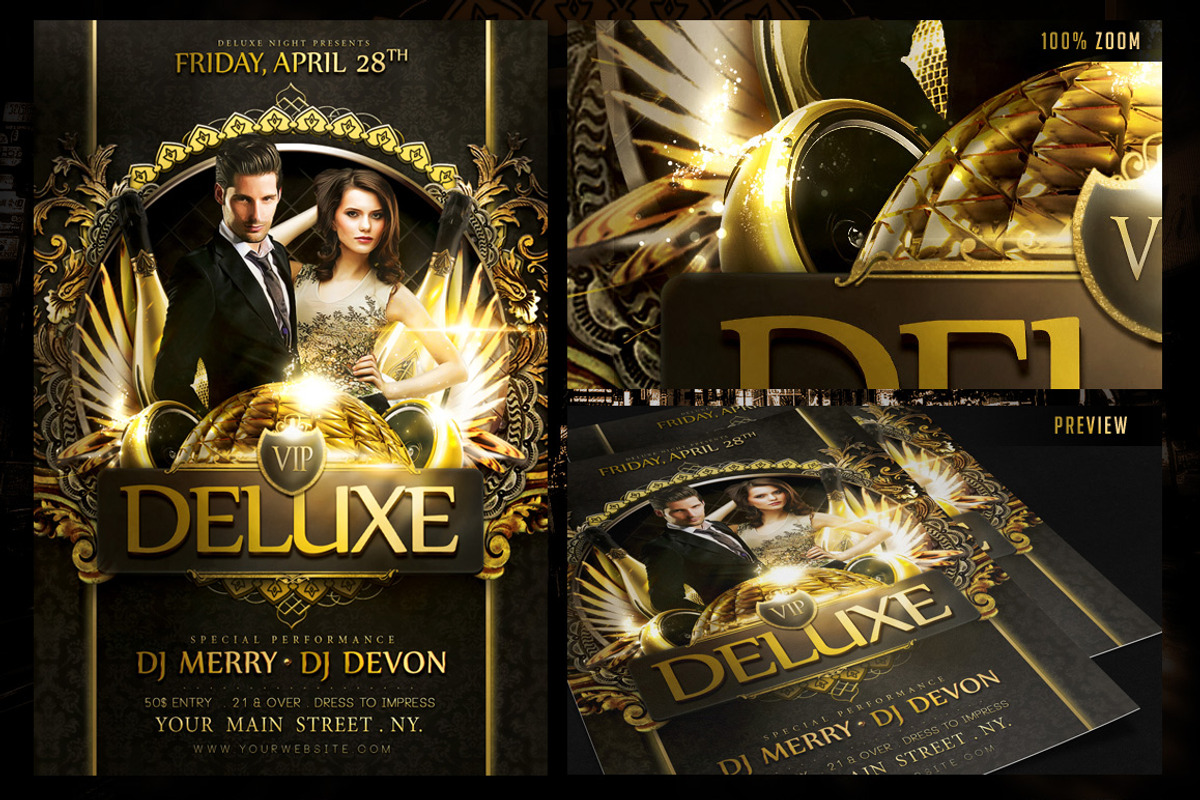 Deluxe & Luxury Flyer Template, a Flyer Template by InTheSky15 (Photo 2 of 3)