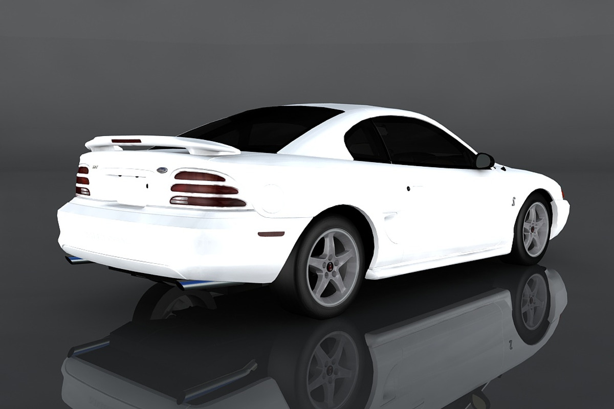 1995 Ford Mustang, a Cars & Vehicle 3D Model by valtriiu (Photo 4 of 12)