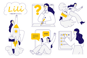 StartUp Illustrations, a Person Illustration by Kalash