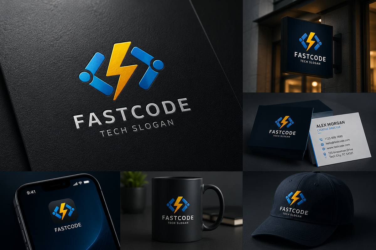 22 Modern Technology Logo Bundle, a Branding & Logo Template by Design_Planet (Photo 7 of 7)