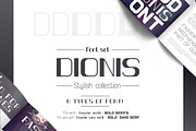 DIONIS set (serif & sans serif), a Sans Serif Font by ArtemKovalenco (Thumbnail 1 of 6)