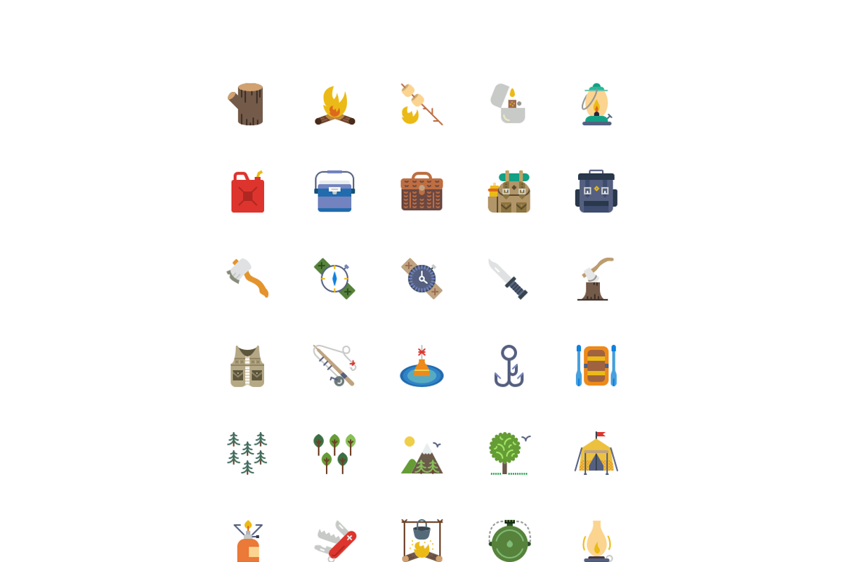 SMASHICONS - 200+ Outdoors Icons - preview 5