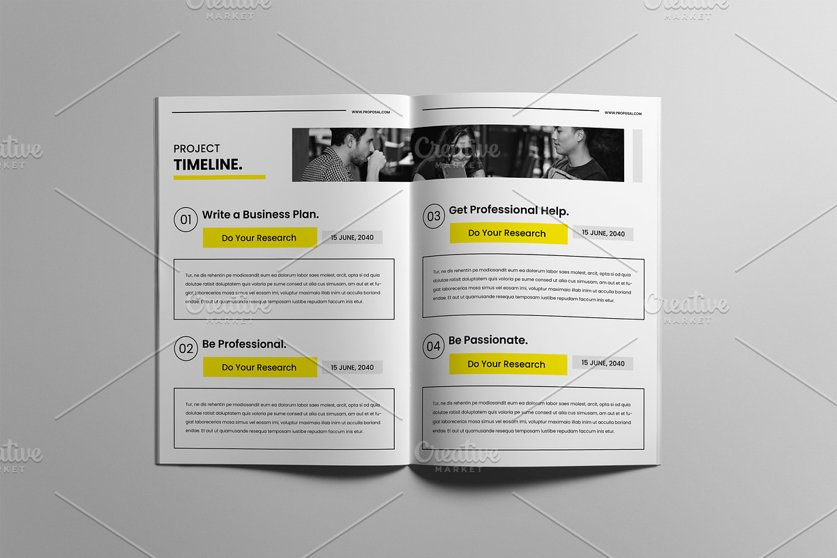 Company Project Proposal Design, a Brochure Template by FlyeredTemplate (Photo 6 of 18)