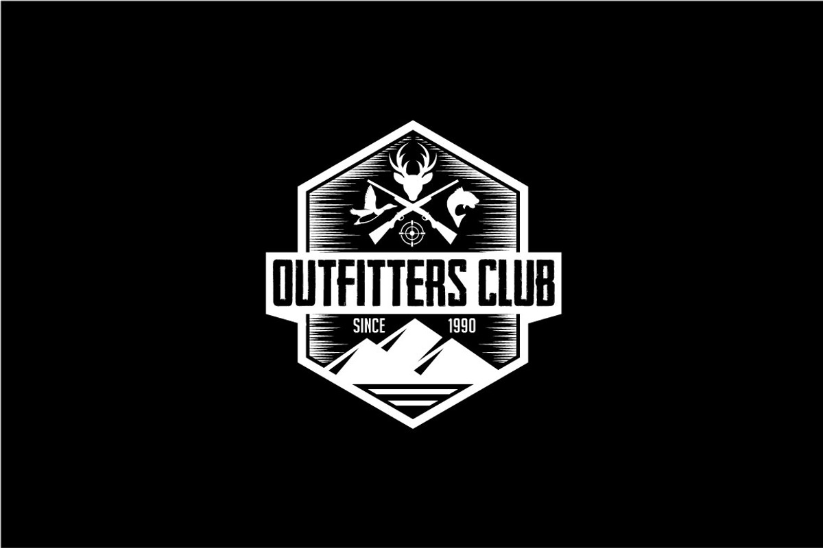 Hunting Vintage Badges and Logos, a Branding & Logo Template by shazi (Photo 8 of 11)