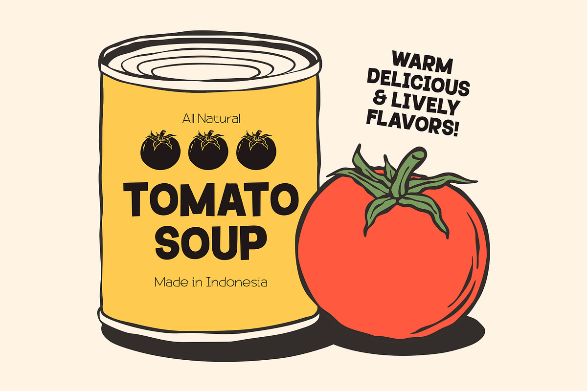 Souprice - Retro Playful Typeface, a Handwritten Font by Graptail (Photo 10 of 18)