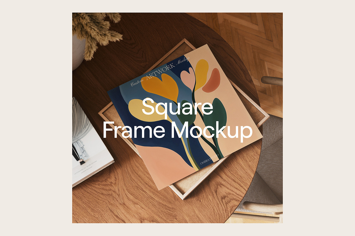 Close-up Frame Mockup Bundle DIN A, a Household Mockup by Ombra Studio (Photo 7 of 11)
