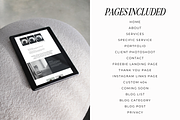 Showit Photographer Website Template, a Landing Page Template by Blush Created (Thumbnail 5 of 11)