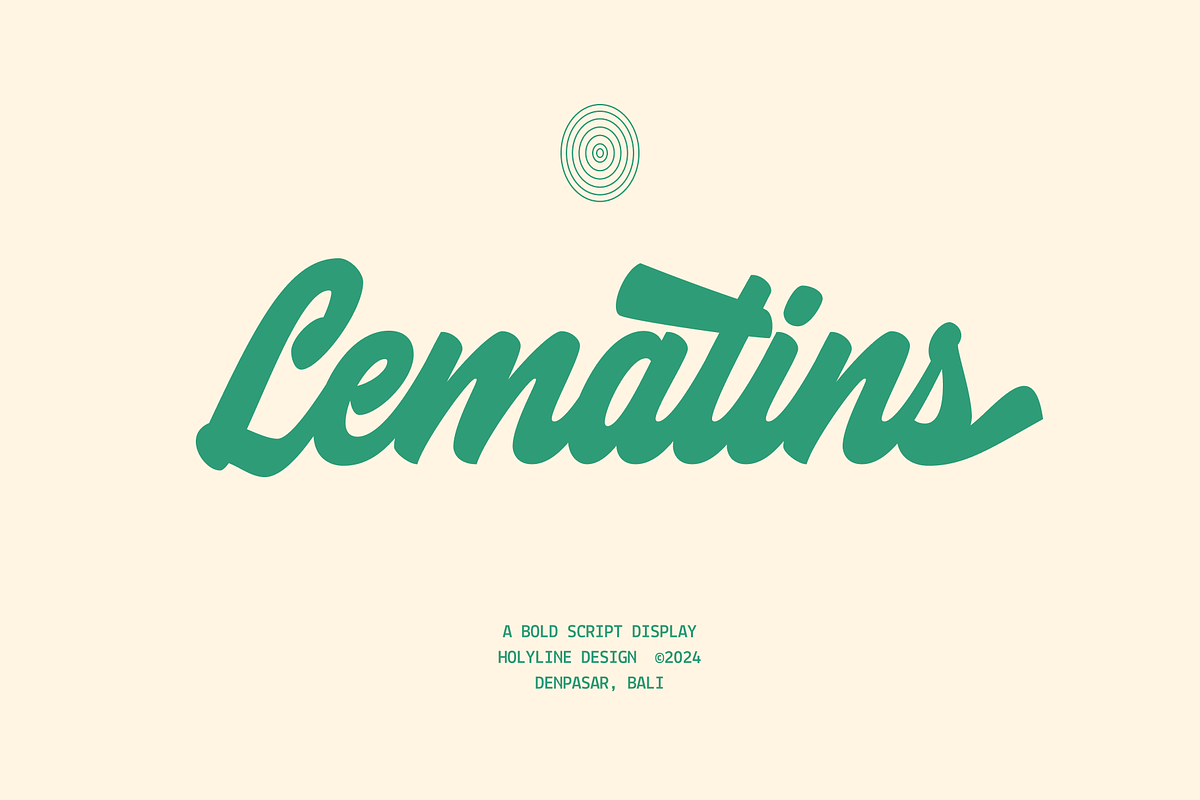 Lematins Script - Brush Font, a Script Font by Holyline Design (Photo 1 of 15)