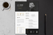 Gemini Resume Template, a Resume Template by Nina Shaw (Thumbnail 1 of 9)