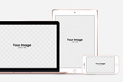 Responsive Screen Simple Mockups Set, an iPhone Mockup by tamiq (Thumbnail 3 of 7)