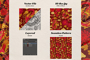 Asian Red Dragon Seamless Pattern, a Pattern Graphic by bazzier_graphik (Thumbnail 3 of 5)