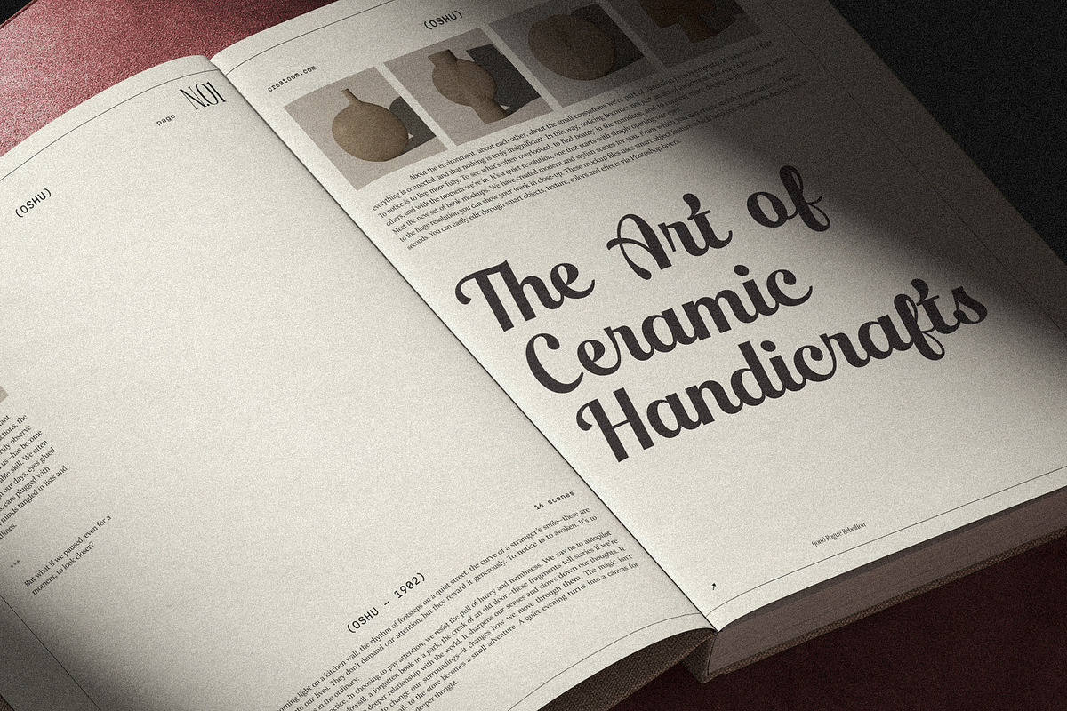 Sacrifice Modern Retro Script Font, a Script Font by Heinzel Std (Photo 6 of 20)