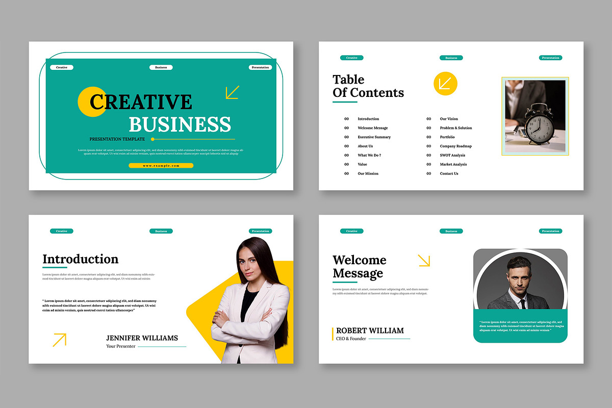 Creative Business Presentation, a Presentation Template by Mighty-Slide (Photo 2 of 6)